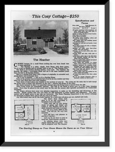 The Mignonette. Your choice of plans - $464, Vintage Wall Art