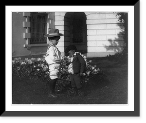 Quentin Roosevelt (left) and his little playmate, Vintage Poster