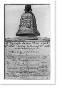 Vintage Portrait - Grigor'ev's bell of showing the portrait, 1655