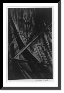 Statue of Liberty: Interior study of metal braces, forged to follow the lines of the draperies Classic, Historic Print
