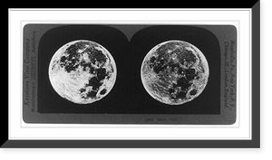 Historic Framed Print, Moon, full,  17-7/8" x 21-7/8"