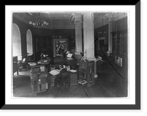 2 unidentified offices and Order Division, Library of Congress, Historic Print