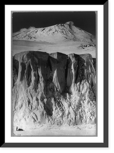 Historic Framed Print, Ramparts of Mt. Erebus,  17-7/8" x 21-7/8"