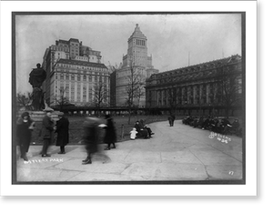 Vintage Landscape - New York City - Battery Park