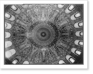 Historic Photo Print - Mosaic dome of Lakewood Cemetery Chapel