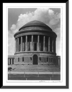 Dome of Elks National Memorial Building, Chicago, Illinois, Antique Poster