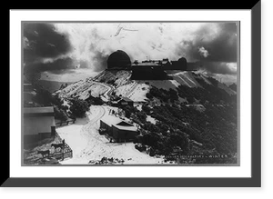Black & White Photo - Mount Hamilton, California - Lick observatory
