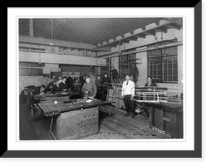 Manual Training Dept., Emerson School, Gary, Ind, Antique Poster