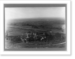 Vintage Americana Print - JA Ranch, Texas, 1907 - Historic Wall Art Gift