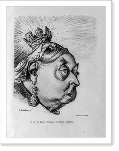 Vintage Photo Print - S.M. la Queen Victoria, la grand Doyenne