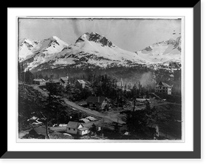 Historic Framed Print, Cordova, Alaska,  17-7/8" x 21-7/8"