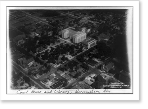 Antique Architecture - Courthouses - Aerial views of Birmingham
