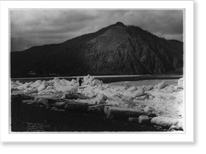 Historic Landscape - The breaking ice, Yukon River, May 8, 1905