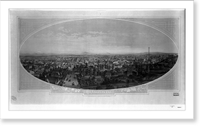 Vintage Americana Print - Los Angeles - Cal.S.F. Cook del; lith