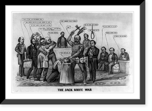 The jack knife war Classic, Vintage Wall Art