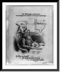 Not Whittington and his cat, from the original in the collection of U. Samuel, Esq. Washington, Antique Print