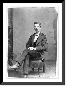 Vintage Portrait - Jeff Whitman, full-length portrait, seated