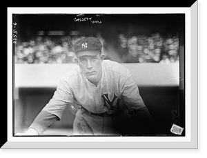 Historic Framed Print, Dick Gossett, New York AL (baseball) - 2,  17-7/8" x 21-7/8"