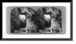 Historic Framed Print, One of nature's wonders in America, Natural Bridge, Virginia,  17-7/8" x 21-7/8"