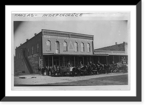 Historic Framed Print, Independence, Kansas,  17-7/8" x 21-7/8"