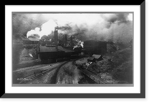 Bird's-eye view of Roane Iron Co., Roane, Tenn.(?), Vintage Poster