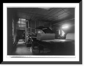 The Albertype Co. Postcard Factory at 250 Adams Street, Brooklyn, N.Y. - press room, Historic Reproduction