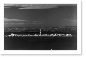 Vintage Panoramic - San Francisco - Bird's-eye view of Treasure Island