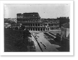 Vintage Americana Print - The Colosseum, Rome - Vintage Wall Art Gift