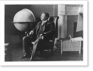 Vintage Portrait - Theodore Roosevelt, full-length portrait