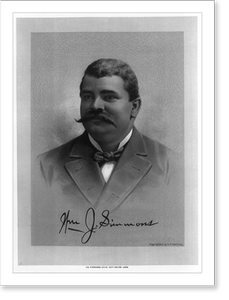 Historic Portrait - William J. Simmons, head-and-shoulders portrait