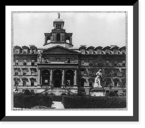 Historic Framed Print, Charleston, South Carolina: The orphan asylum, [facade] - 2,  17-7/8" x 21-7/8"