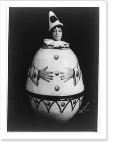 Vintage Photo Print - The human roly poly dancing dolly