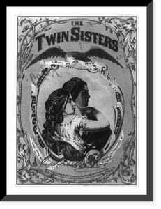 The twin sisters liberty and union, Vintage Wall Art