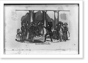 Historic Photo Print - The author confined in the pillory
