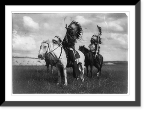 Historic Framed Print, Sioux chiefs,  17-7/8" x 21-7/8"