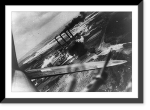 Daylight attack on Cologne power station, Vintage Print
