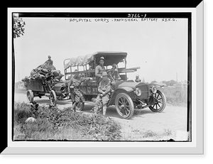 Historic Framed Print, Hospital Corps, Provisional Battery, N.Y.N.G.,  17-7/8" x 21-7/8"
