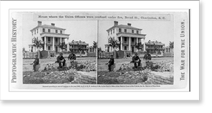 Vintage Building Photo - Charleston - House where the Union officers
