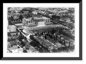 Historic Framed Print, Central High School, showing stadium, Washington, D.C.,  17-7/8" x 21-7/8"