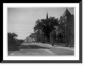 Mainstreet and courthouse, Northampton, Massachusetts, Historic Reproduction