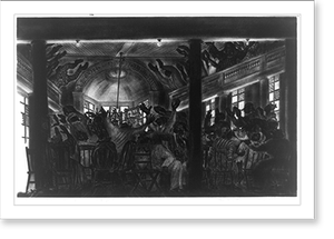 Vintage Americana Print - Experience meeting, Massydony