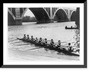 Historic Framed Print, Potomac Boat Club,  17-7/8" x 21-7/8"