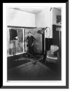 Herbert E. French, proprietor of the National Photo Co., posed in his Washington, D.C. studio, Antique Wall Art