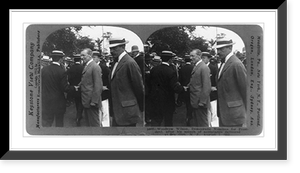 Woodrow Wilson, Democratic nominee for President, after his speech of acceptance delivered at Sea Girt, N.J, Vintage Wall Art