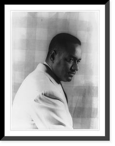 Historic Framed Print, [Portrait of Dean Dixon],  17-7/8" x 21-7/8"