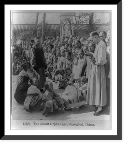 Historic Framed Print, The Jesuit Orphanage, Shanghai, China,  17-7/8" x 21-7/8"