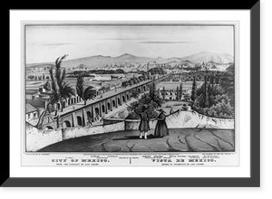 City of Mexico. From the convent of San Cosme, Vintage Poster