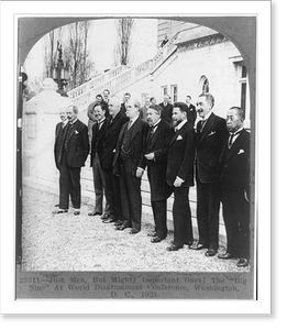 Black & White Photo - Washington, DC - Just men, but mighty, 1921