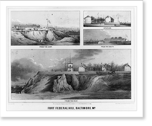 Antique Military - Baltimore, Maryland - Fort Federal Hill