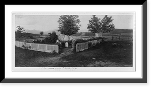 Historic Framed Print, John Brown's grave at North Elba, [New York],  17-7/8" x 21-7/8"